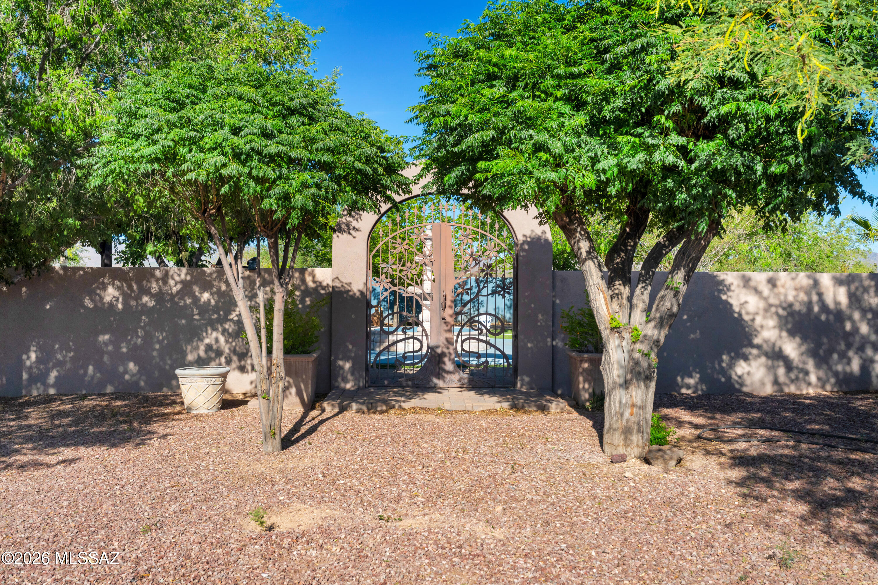 295 Camino Nacozari Rio Rico, AZ 85648 - Photo 32 of 51 GATE TO COURTYARD