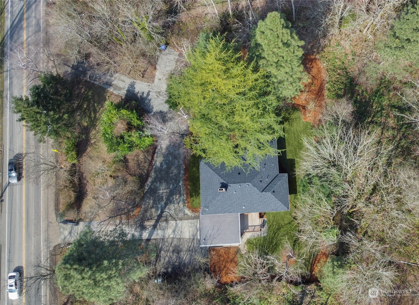 3400 Talbot Road South Renton, WA 98055 - Photo 32 of 35 an aerial view of a house with a yard