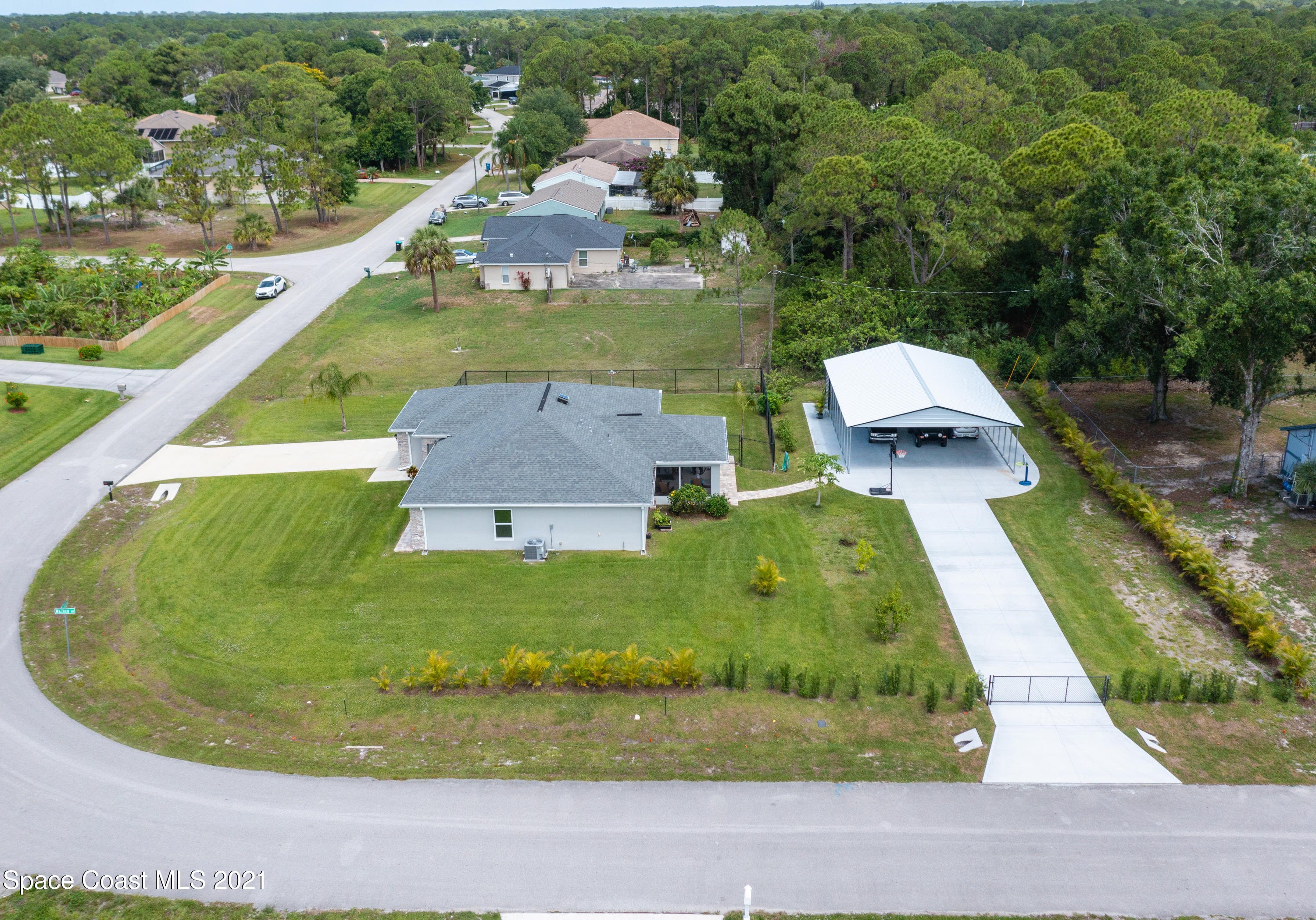 987 Raleigh Road Southeast Palm Bay, FL 32909 - Photo 14 of 22 987 Raleigh Aerial 1