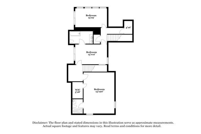 a backyard of a house