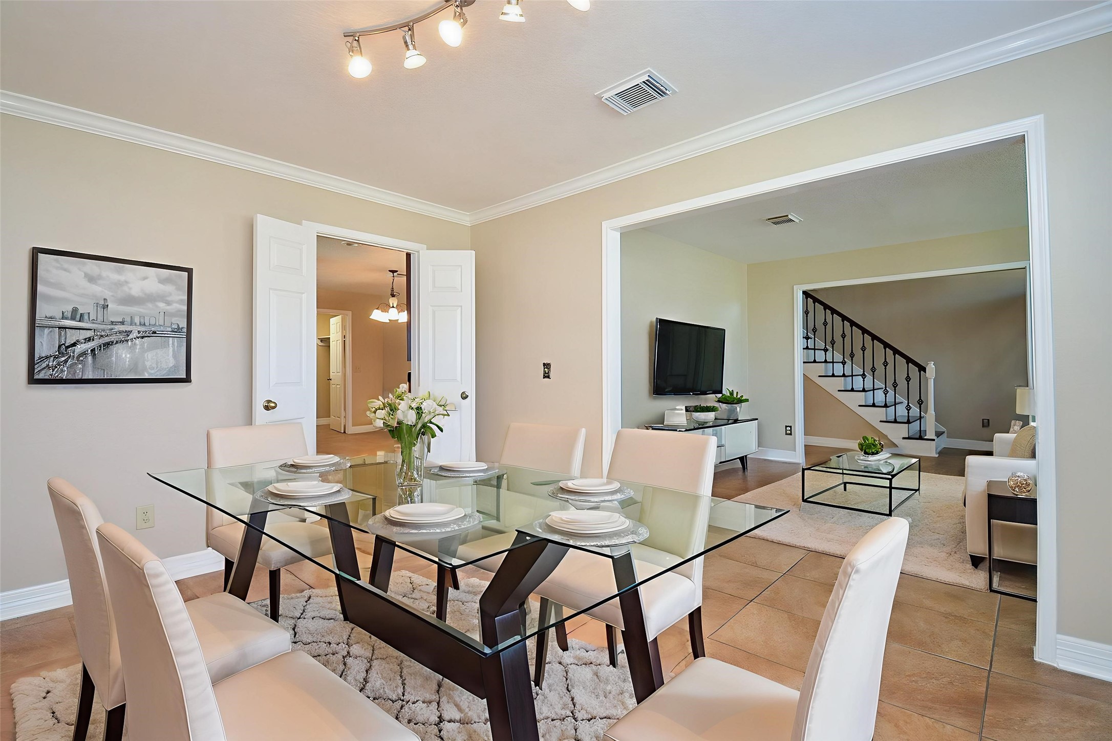 8803 Tweedbrook Drive Spring, TX 77379 - Photo 9 of 36 The formal dining area is connected to the kitchen, providing significant comfort when entertaining your guests.