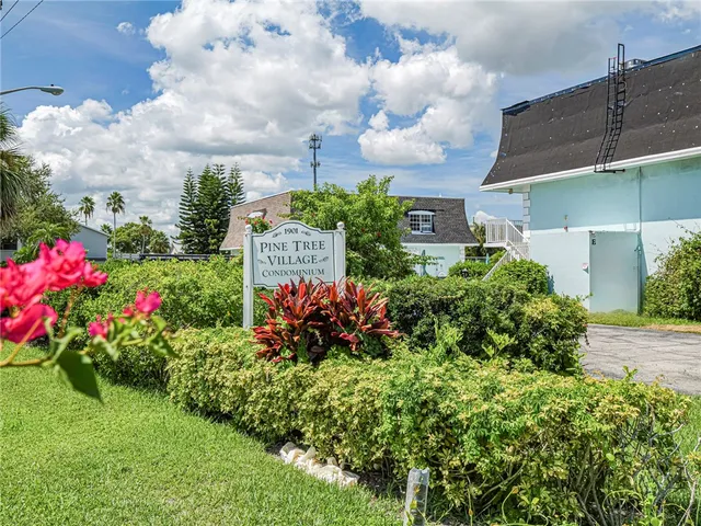 a view of a flower in a garden