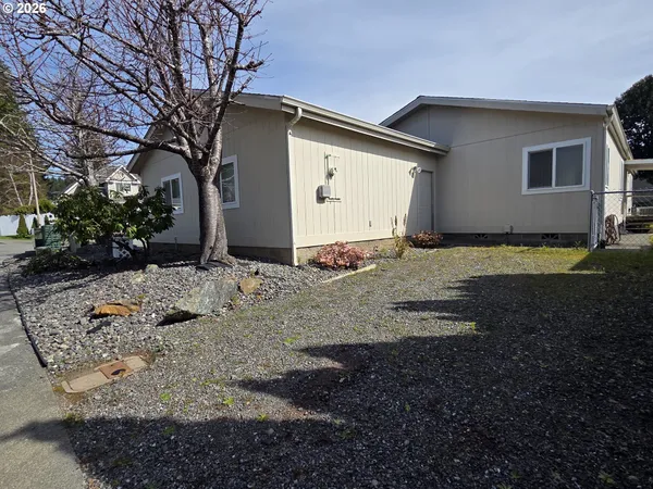 a backyard of a house