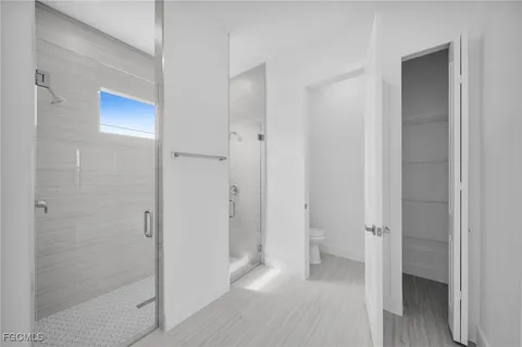 a view of bathroom with shower