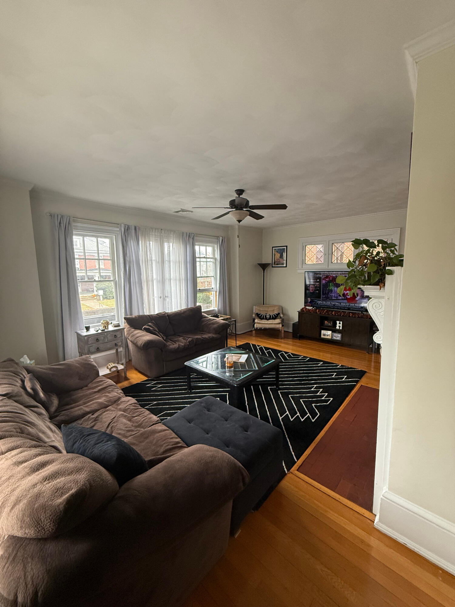 360 Walnut Avenue Southwest, Unit B Roanoke, VA 24016 - Photo 17 of 60 a living room with furniture and wooden floor