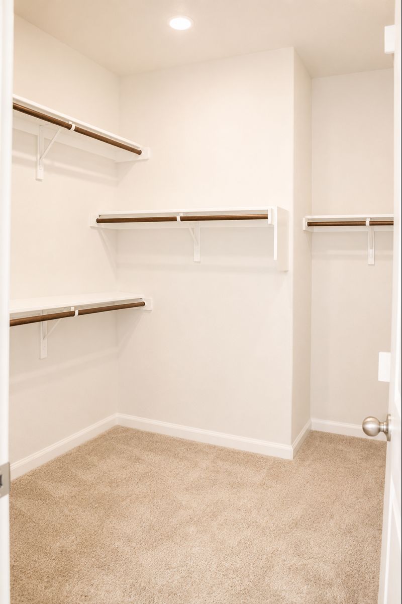693 Durian Loop Buda, TX 78610 - Photo 18 of 27 Ample hanging space and shelving offer organizational solutions for any wardrobe.
