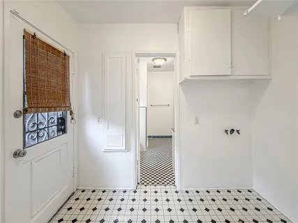 a bathroom with a sink and a shower
