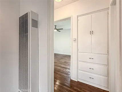 a view of a closet area