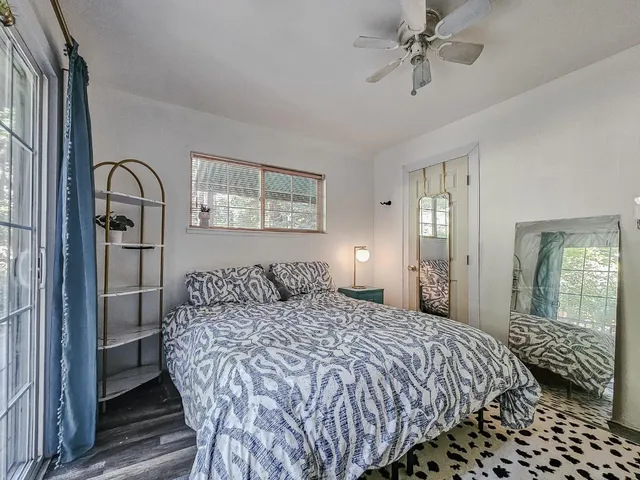 a view of deck with wooden floor and outdoor seating