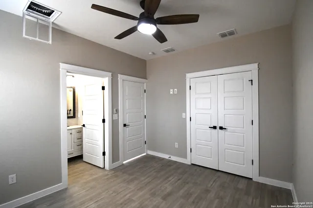 wooden floor in an empty room