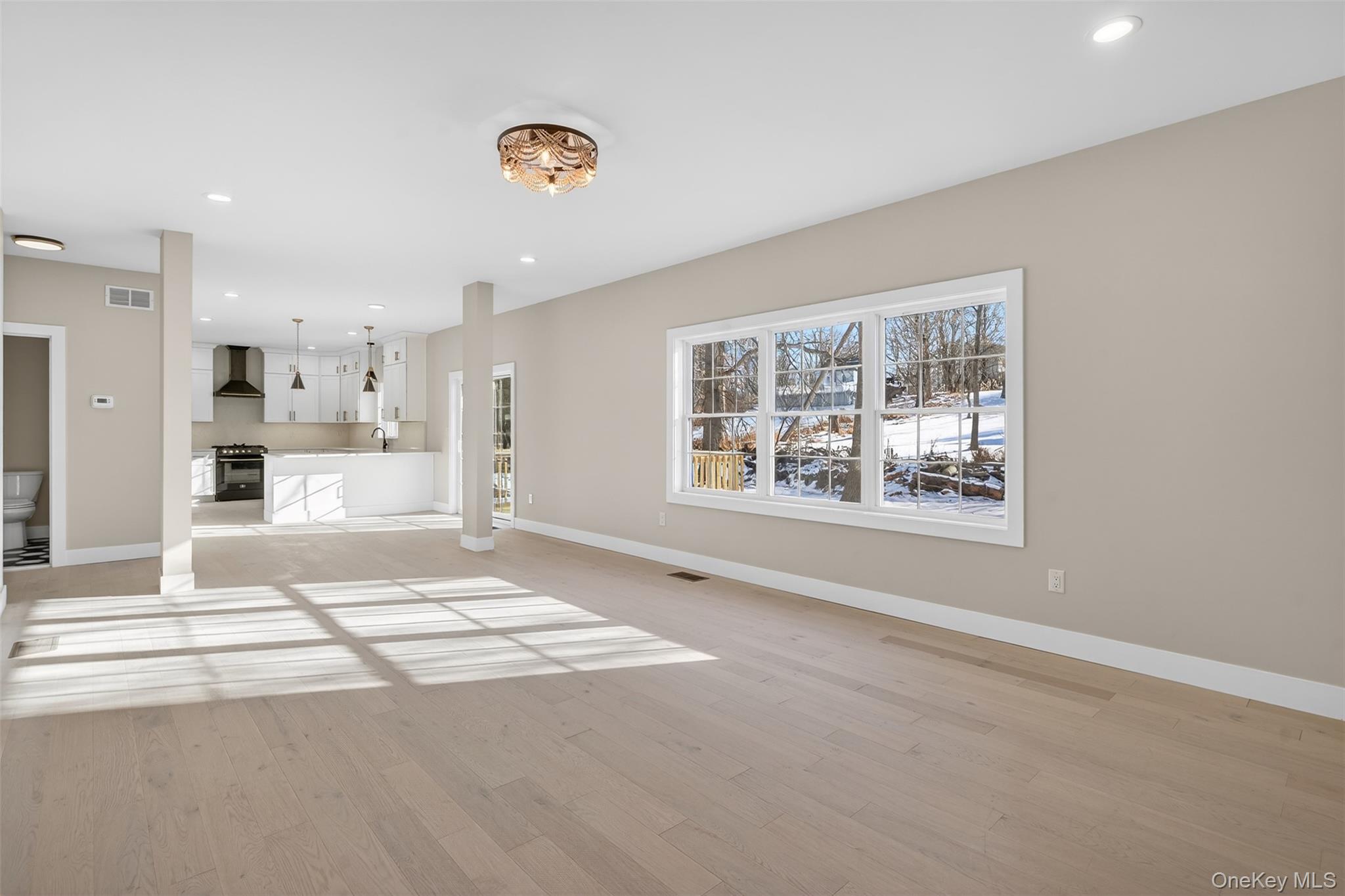 14 Harness Road Goshen, NY 10924 - Photo 19 of 40 Unfurnished living room with recessed lighting and light wood-style floors