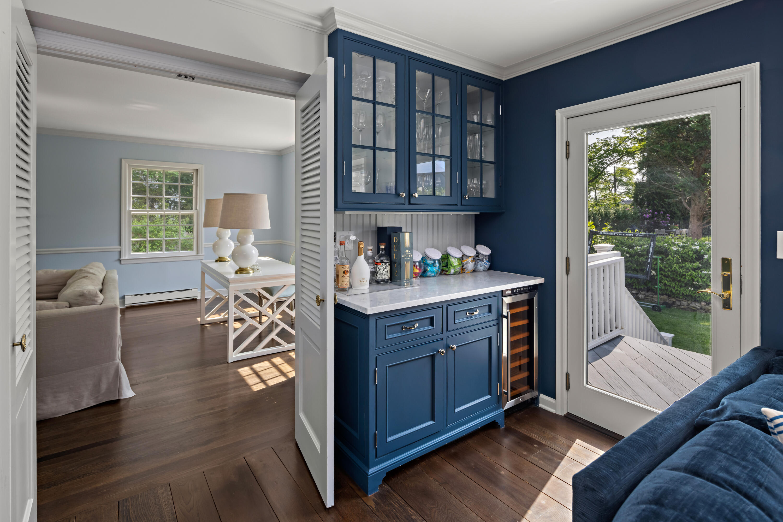 11 Lighthouse Way Darien, CT 06820 - Photo 12 of 25 a living room with furniture and a wooden floor
