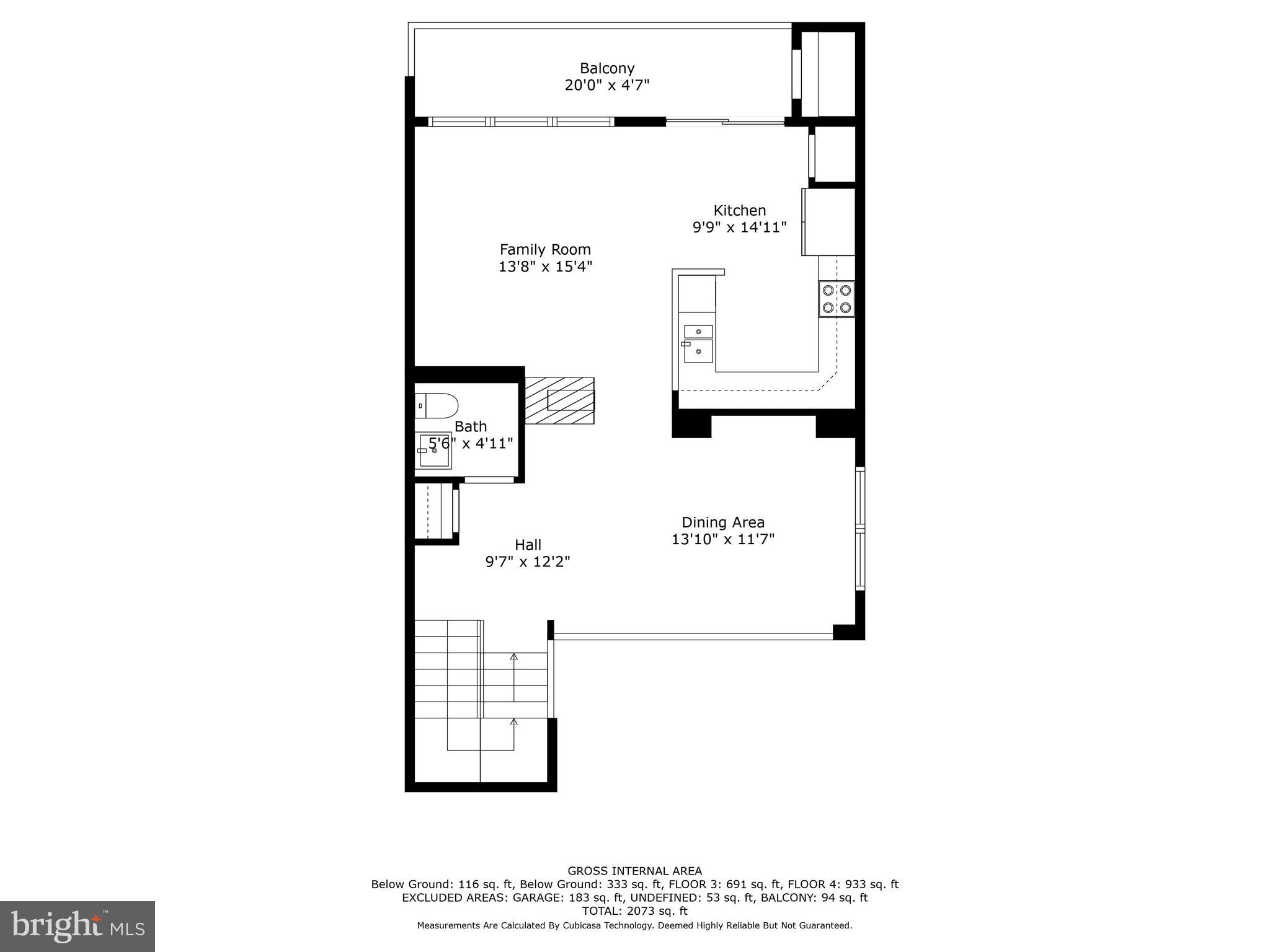 12067 Trumbull Way Reston, VA 20190 - Photo 66 of 67 Main Level Floor Plan