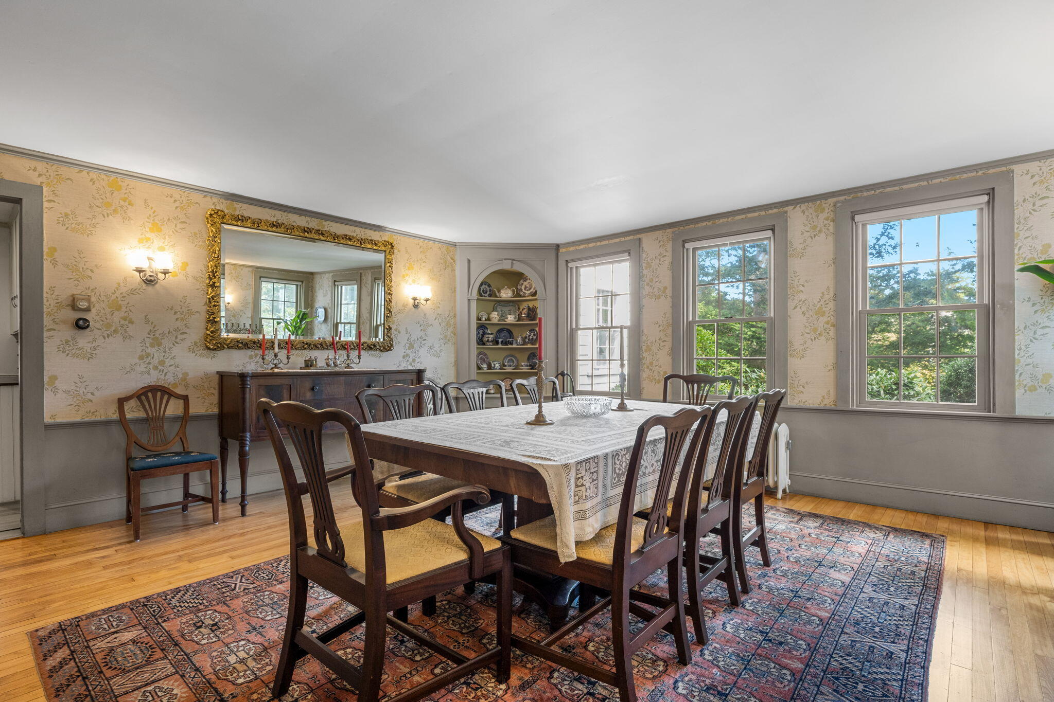 188 Oceanview Avenue Cotuit, MA 02635 - Photo 6 of 76 a view of a dining room with furniture and window