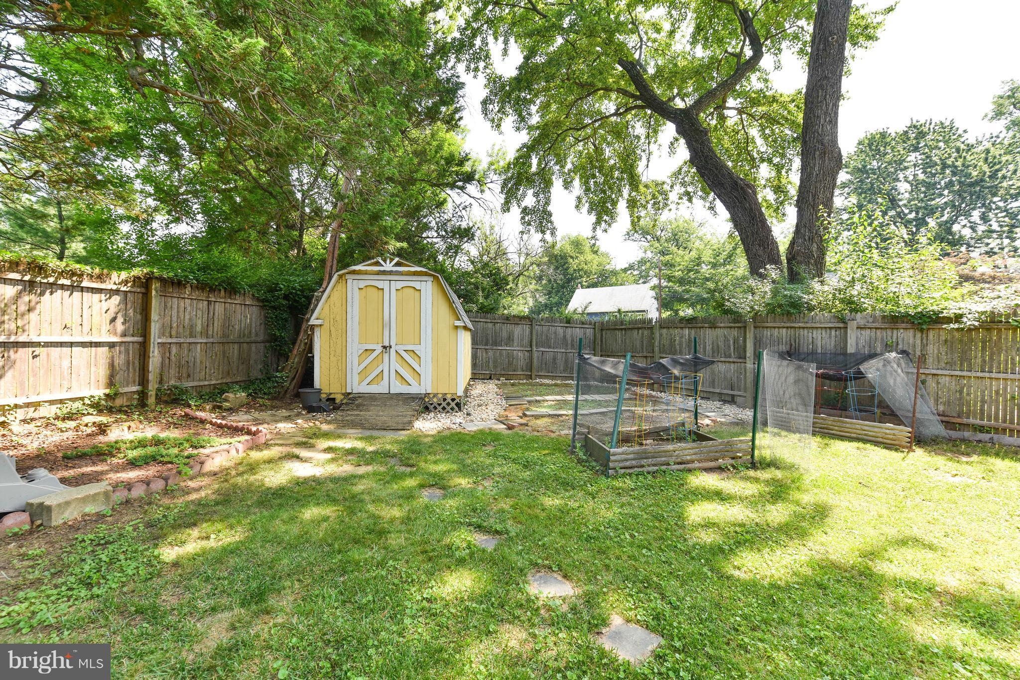 10802 Huntley Place Silver Spring, MD 20902 - Photo 22 of 25 Shed and Garden in Backyard