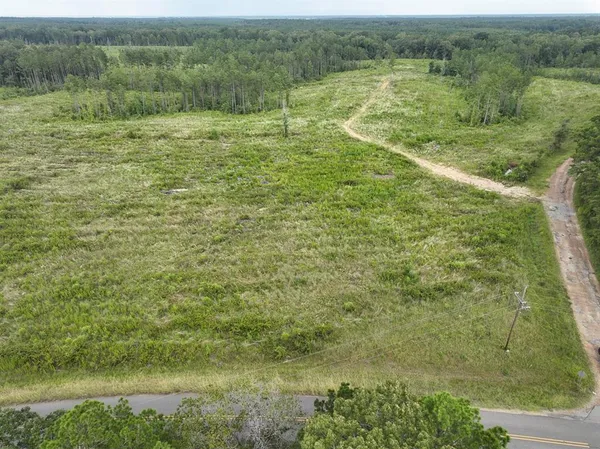a view of a lush green field
