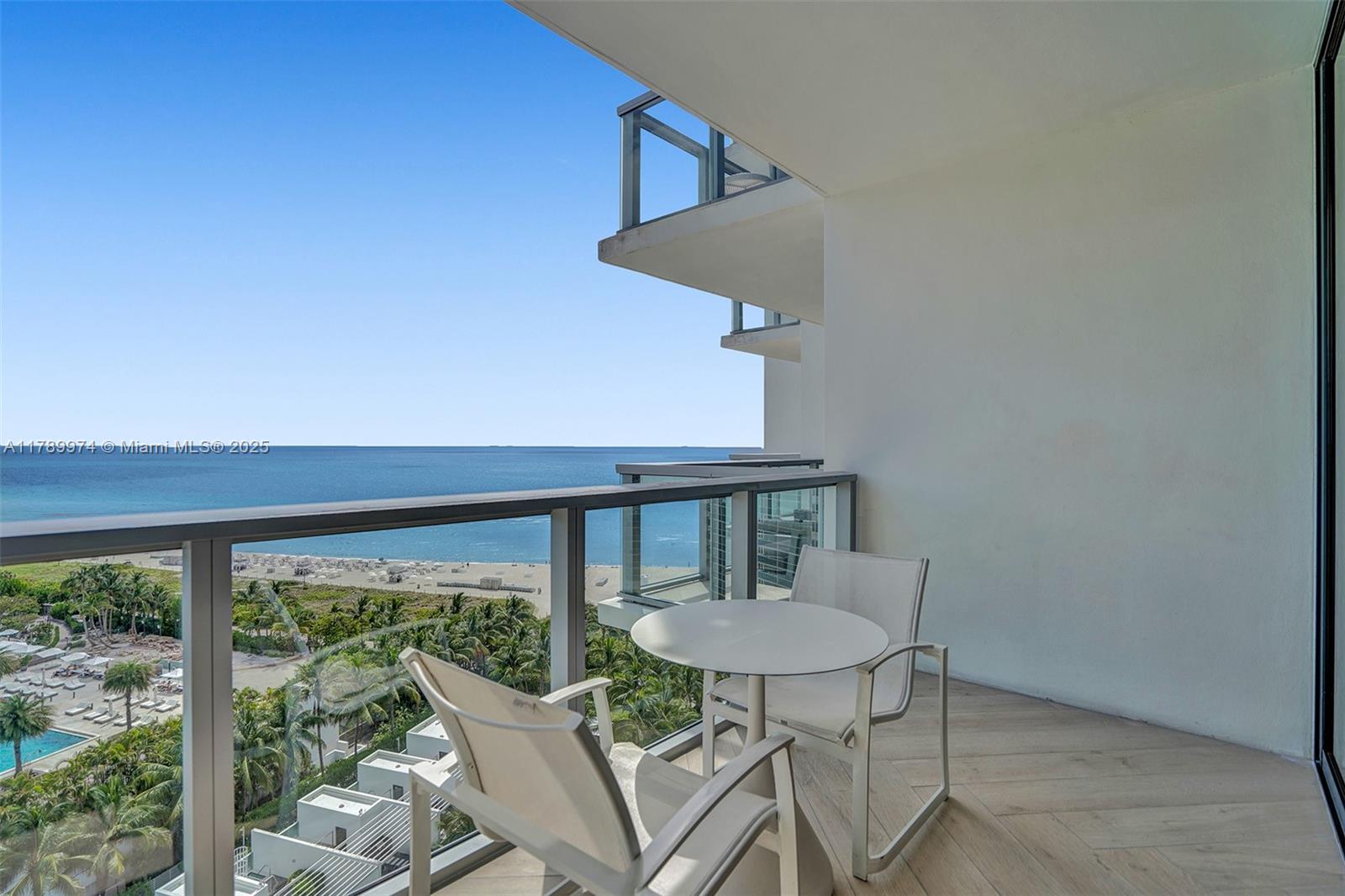 2201 Collins Avenue, Unit 1215 Miami Beach, FL 33139 - Photo 4 of 15 a view of a balcony with chairs