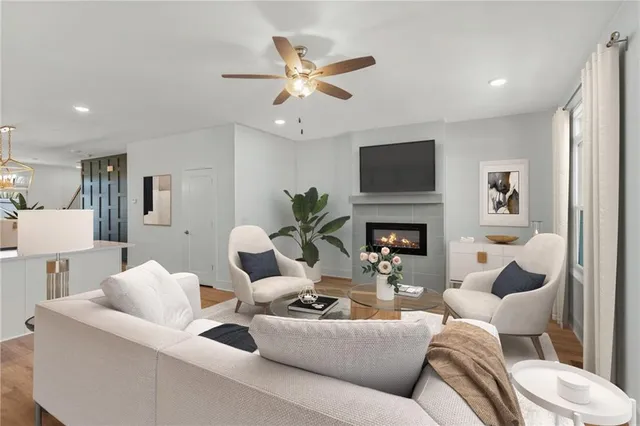 a kitchen with cabinets a sink appliances and a counter top space