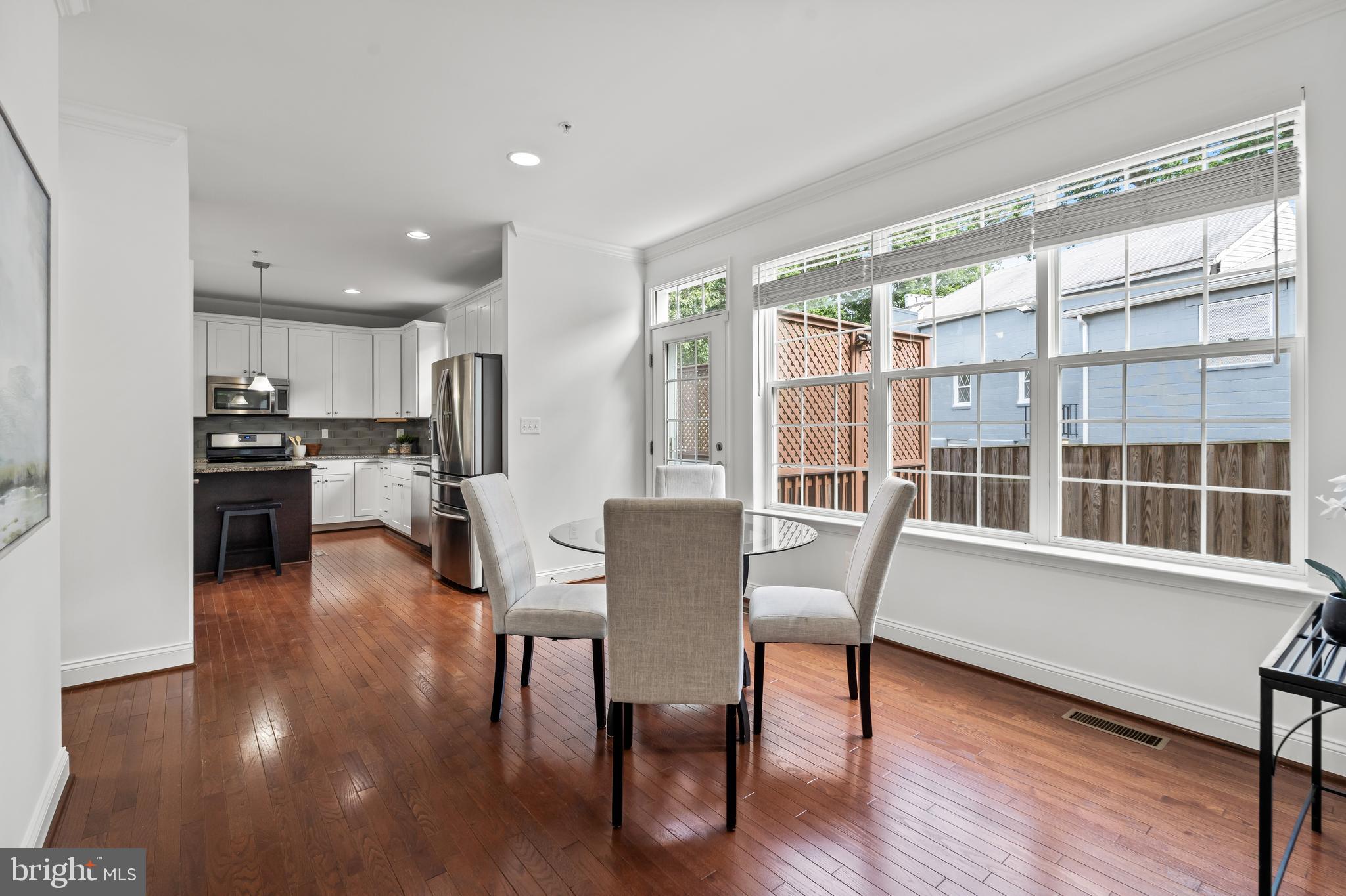 2001 Prichard Road Silver Spring, MD 20902 - Photo 19 of 50 Breakfast Area overlooks rear yard