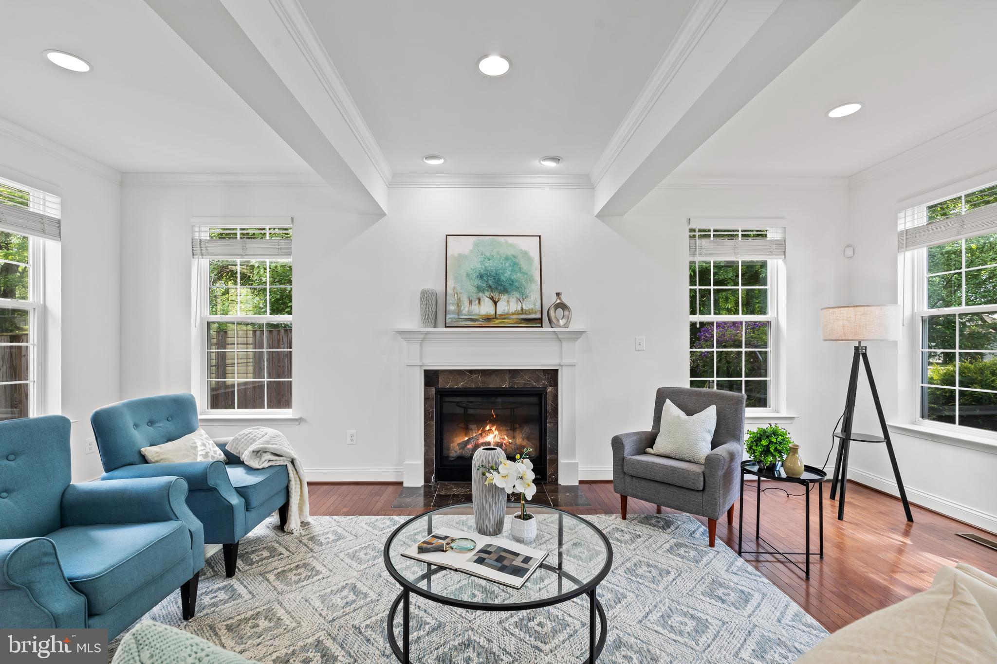 2001 Prichard Road Silver Spring, MD 20902 - Photo 6 of 50 Relax by the Fireplace on Cool Winter Nights