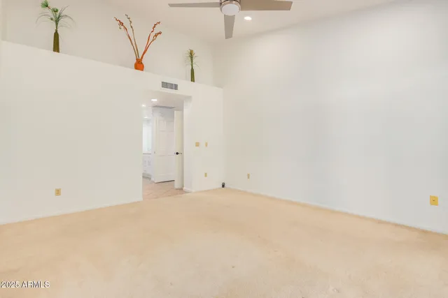 a view of an empty room