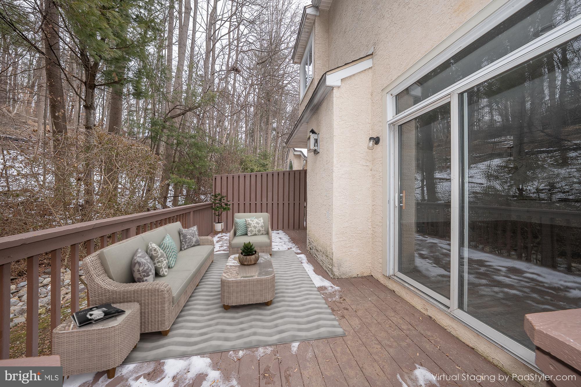 514 Waters Edge Newtown Square, PA 19073 - Photo 13 of 29 a view of balcony with furniture and outdoor space