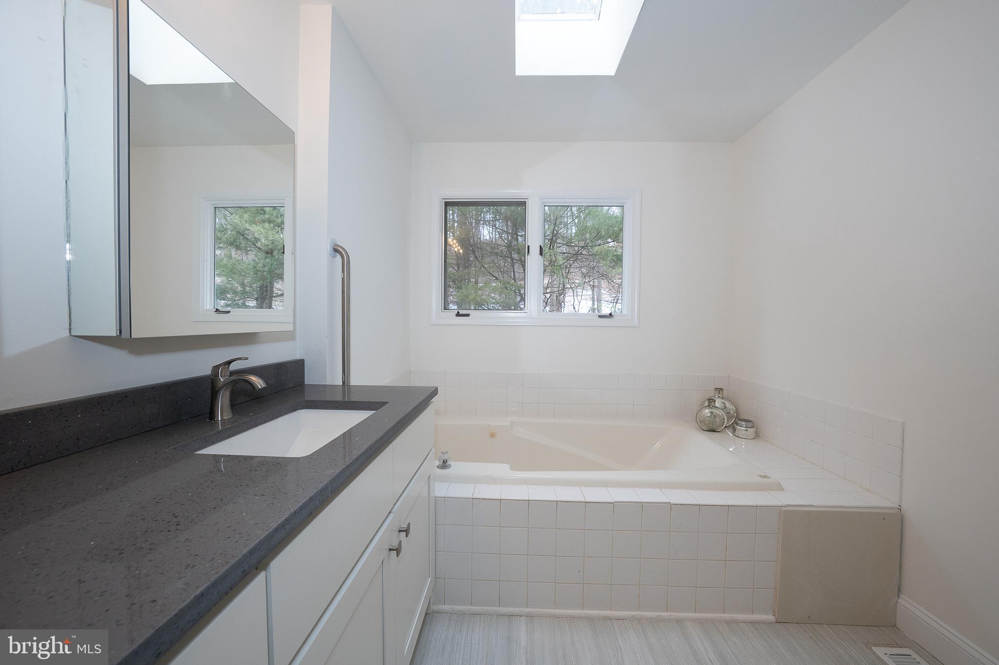 514 Waters Edge Newtown Square, PA 19073 - Photo 21 of 29 a bathroom with a bathtub a sink a window and mirror