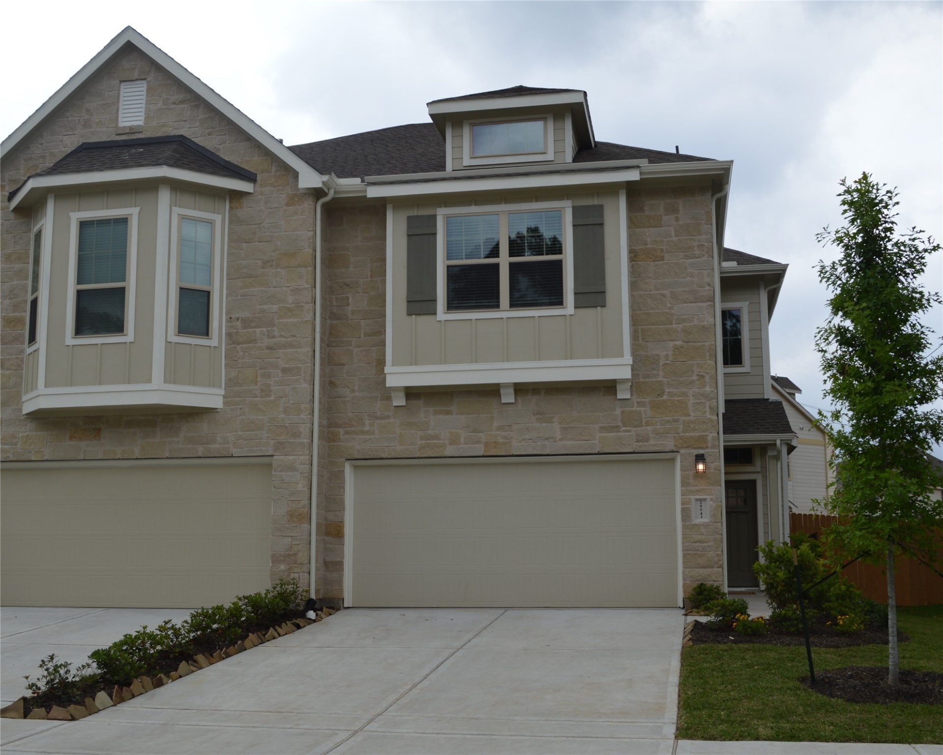 28043 Rocky Heights Drive Spring, TX 77386 - Photo 16 of 16 a front view of a house with a yard