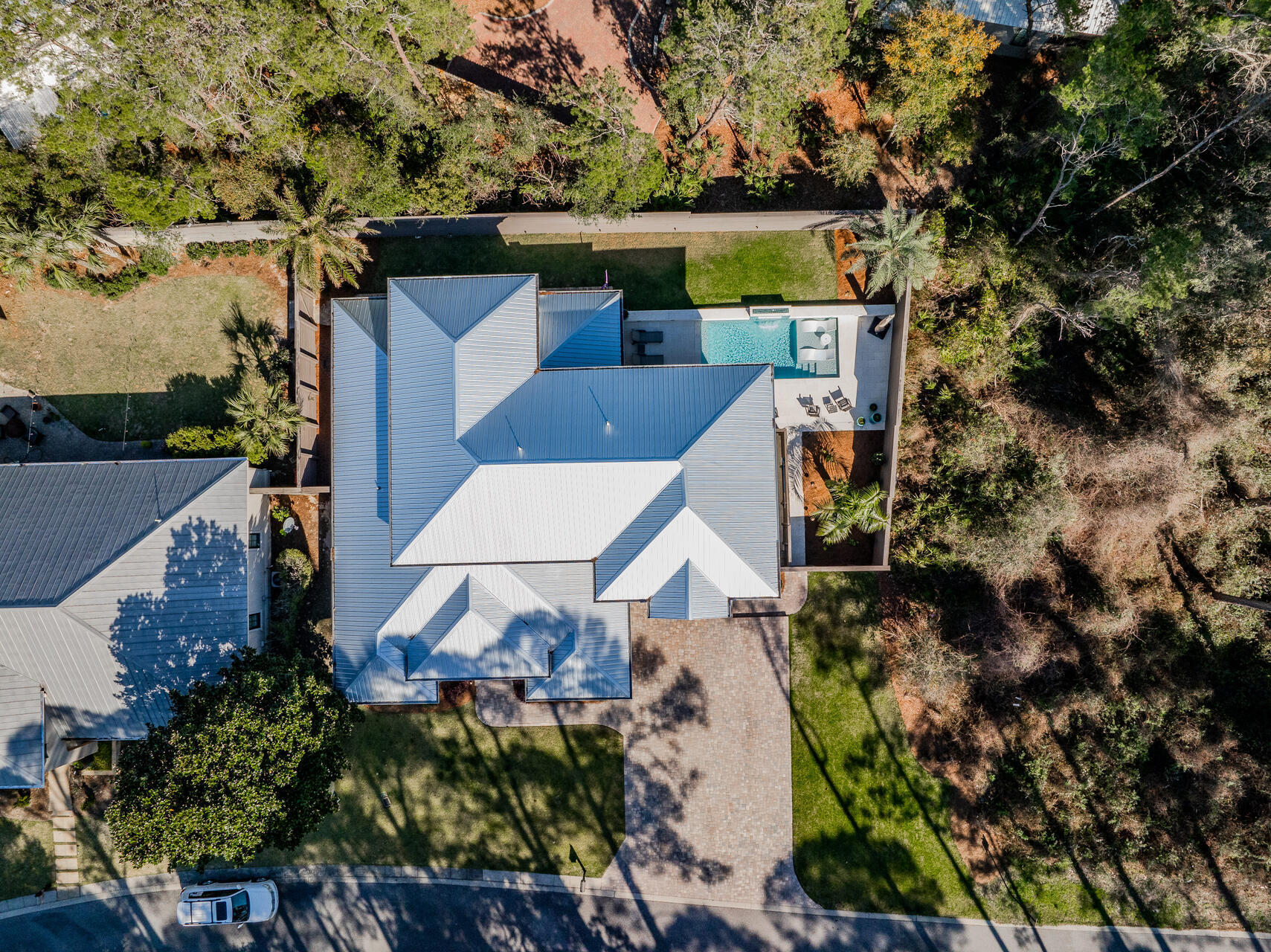 290 Seabreeze Boulevard Inlet Beach, FL 32461 - Photo 2 of 43 an aerial view of a house with a yard