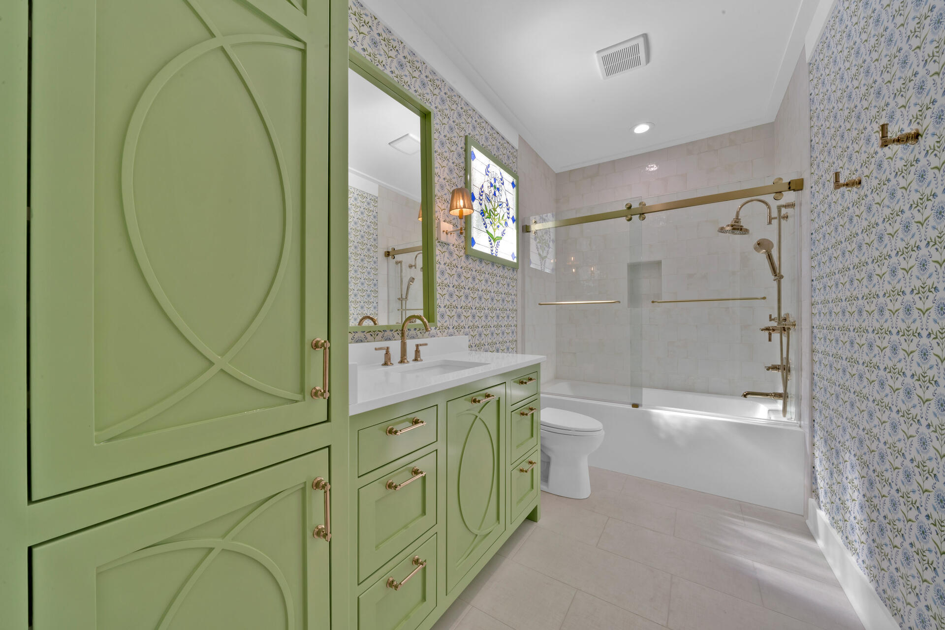 290 Seabreeze Boulevard Inlet Beach, FL 32461 - Photo 34 of 43 a bathroom with a double vanity sink a toilet and shower