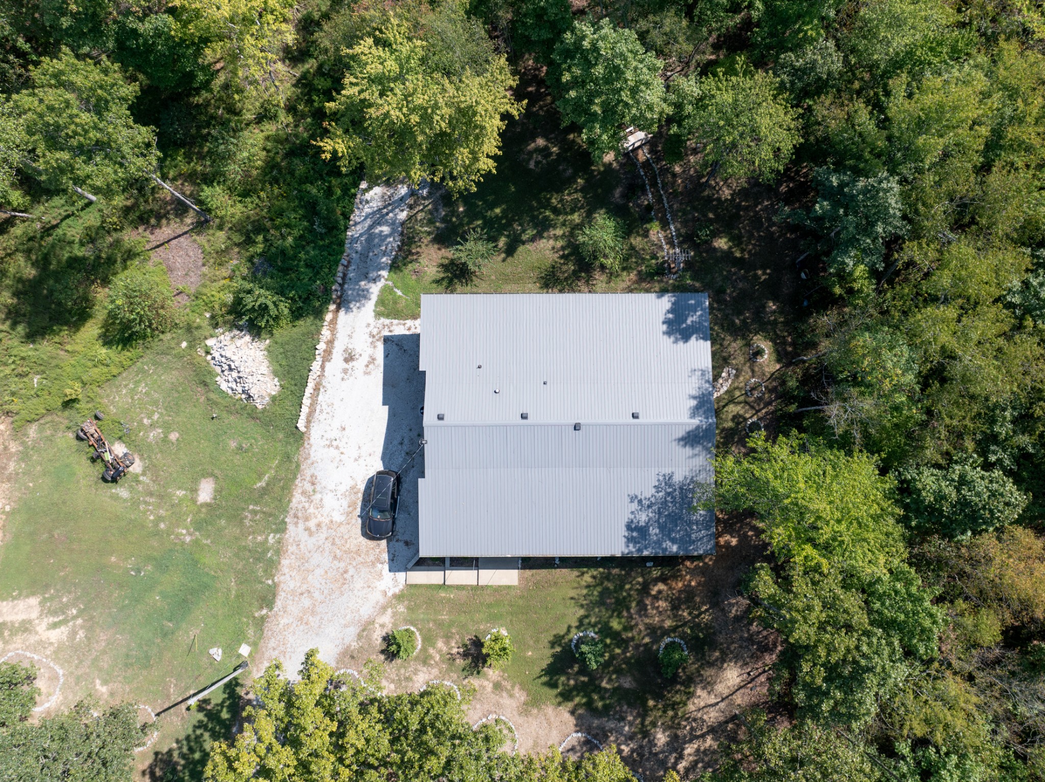 3844 Humphreys County Line Road Dickson, TN 37055 - Photo 35 of 57 an aerial view of residential house with outdoor space