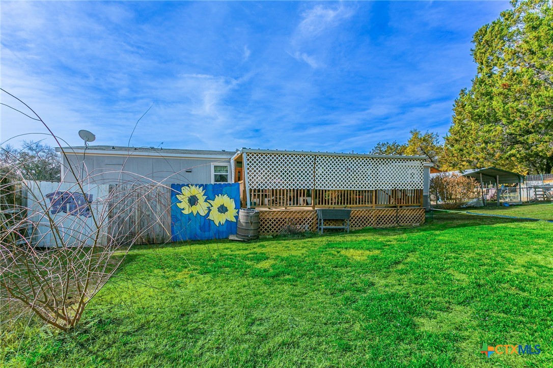 2811 Mimosa Drive Kempner, TX 76539 - Photo 22 of 27 a view of a back yard of the house and green space