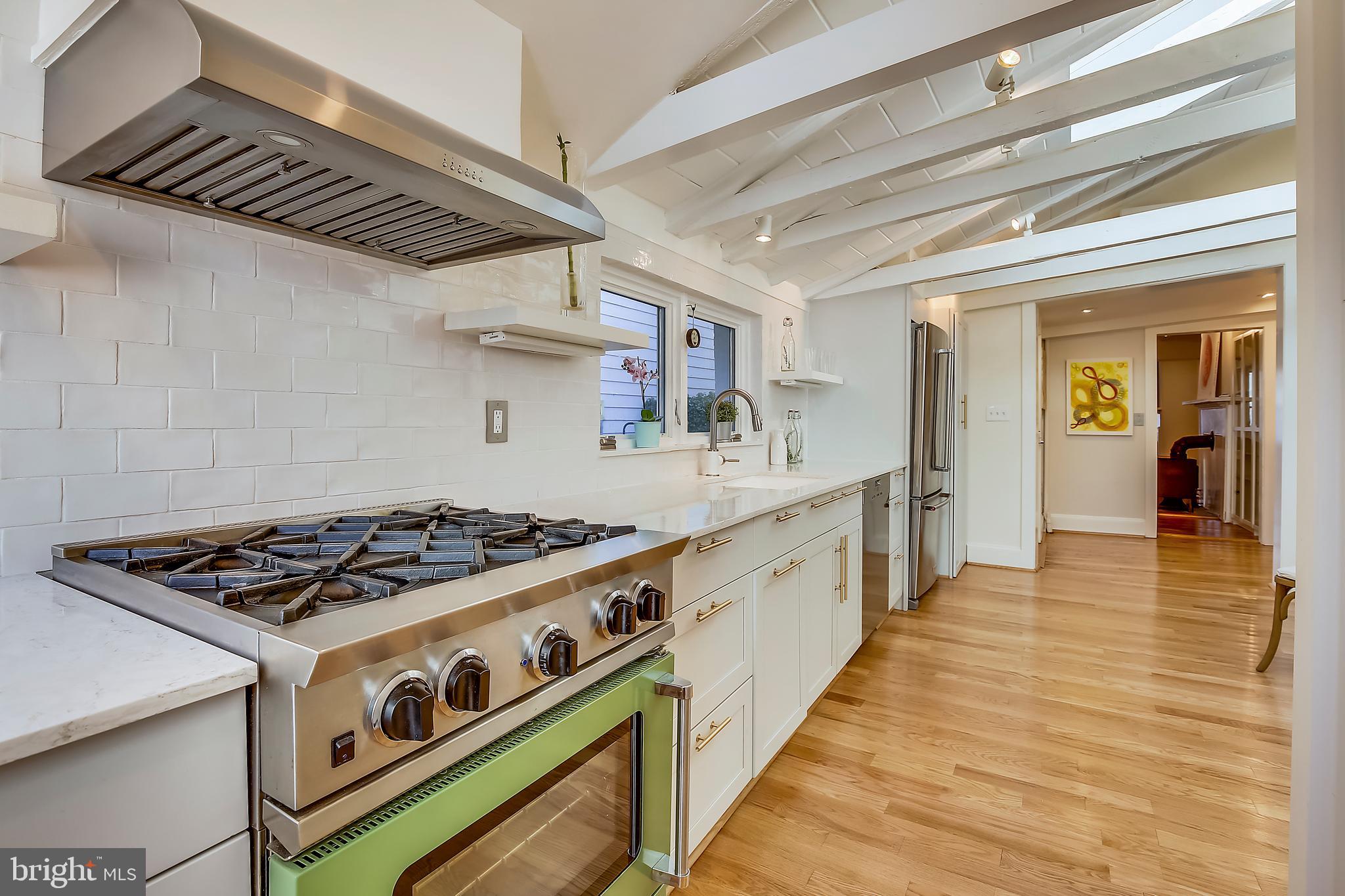 640 G Street Southeast Washington, DC 20003 - Photo 18 of 58 Gourmet Kitchen Blue Star Custom Gas Stove