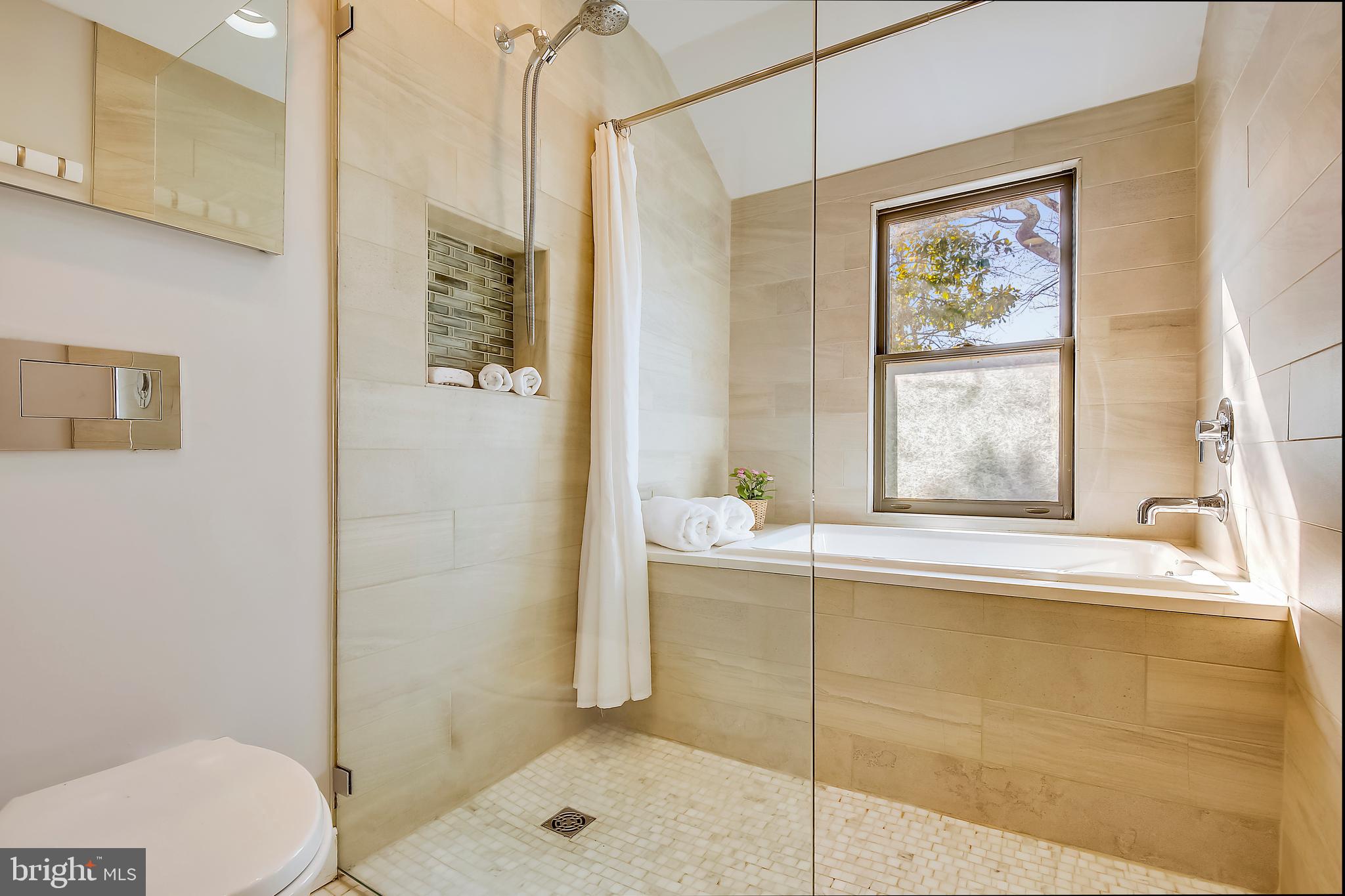 640 G Street Southeast Washington, DC 20003 - Photo 29 of 58 Bathroom/Wet room with deep tub and open shower