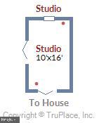 640 G Street Southeast Washington, DC 20003 - Photo 58 of 58 Studio Floor Plan