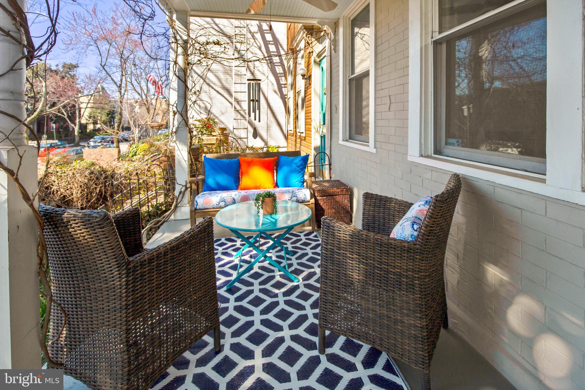 640 G Street Southeast Washington, DC 20003 - Photo 8 of 58 porch perfect for cocktails or tea with friends