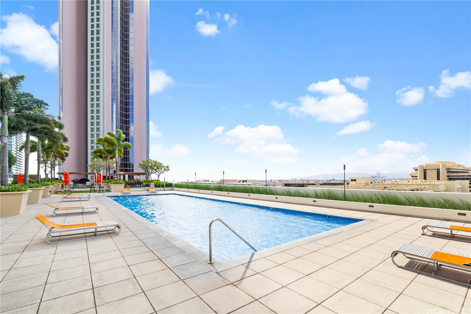 555 South Street, Unit 1805 Honolulu, HI 96813 - Photo 16 of 20 a view of swimming pool with outdoor seating