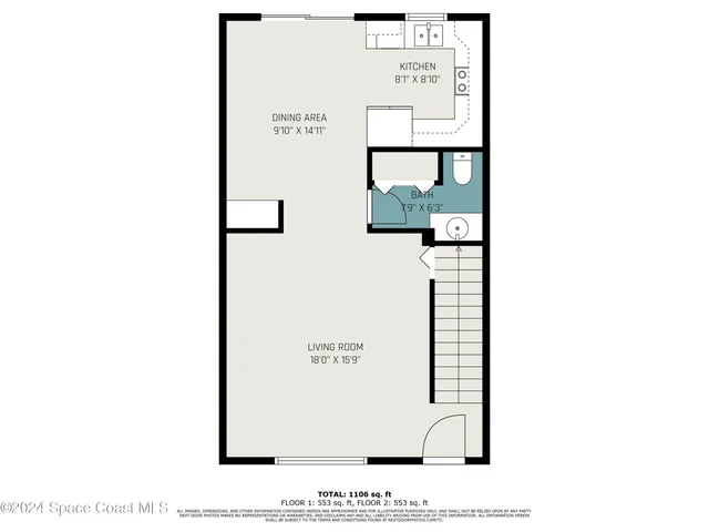 $1,900 | 232 Chandler Street, Cape Canaveral, FL 32920