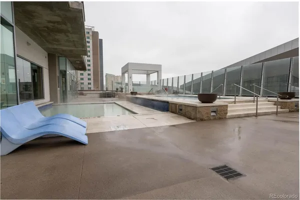 a view of outdoor space with a flat screen tv