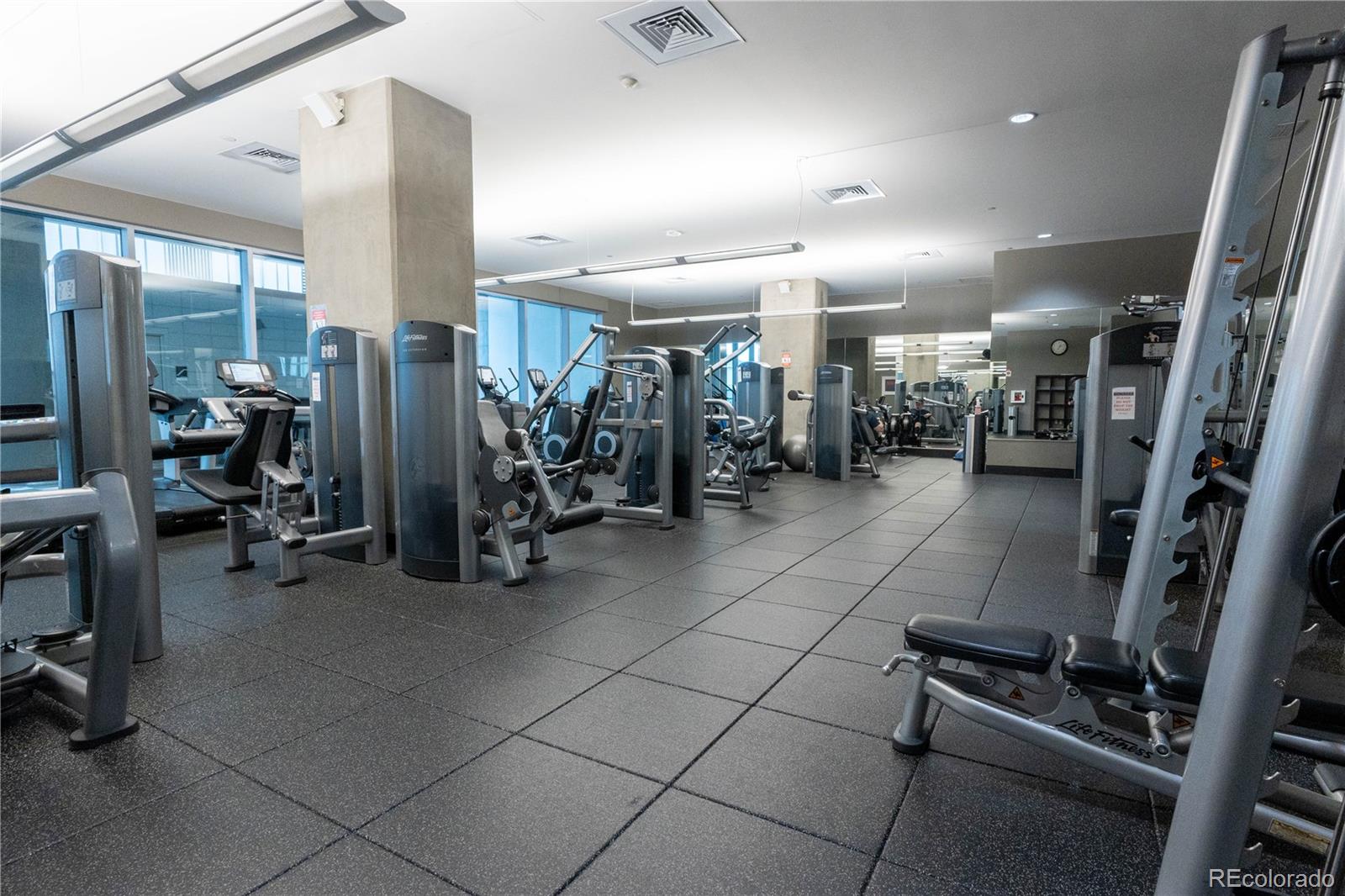 891 14th Street, Unit 2105 Denver, CO 80202 - Photo 45 of 50 a view of a room with gym equipment