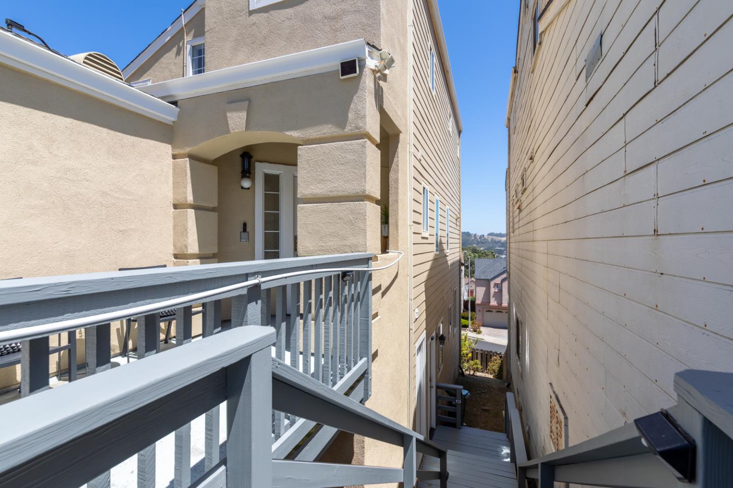388 Bay Ridge Drive Daly City, CA 94014 - Photo 28 of 32 a view of balcony with wooden floor and stairs