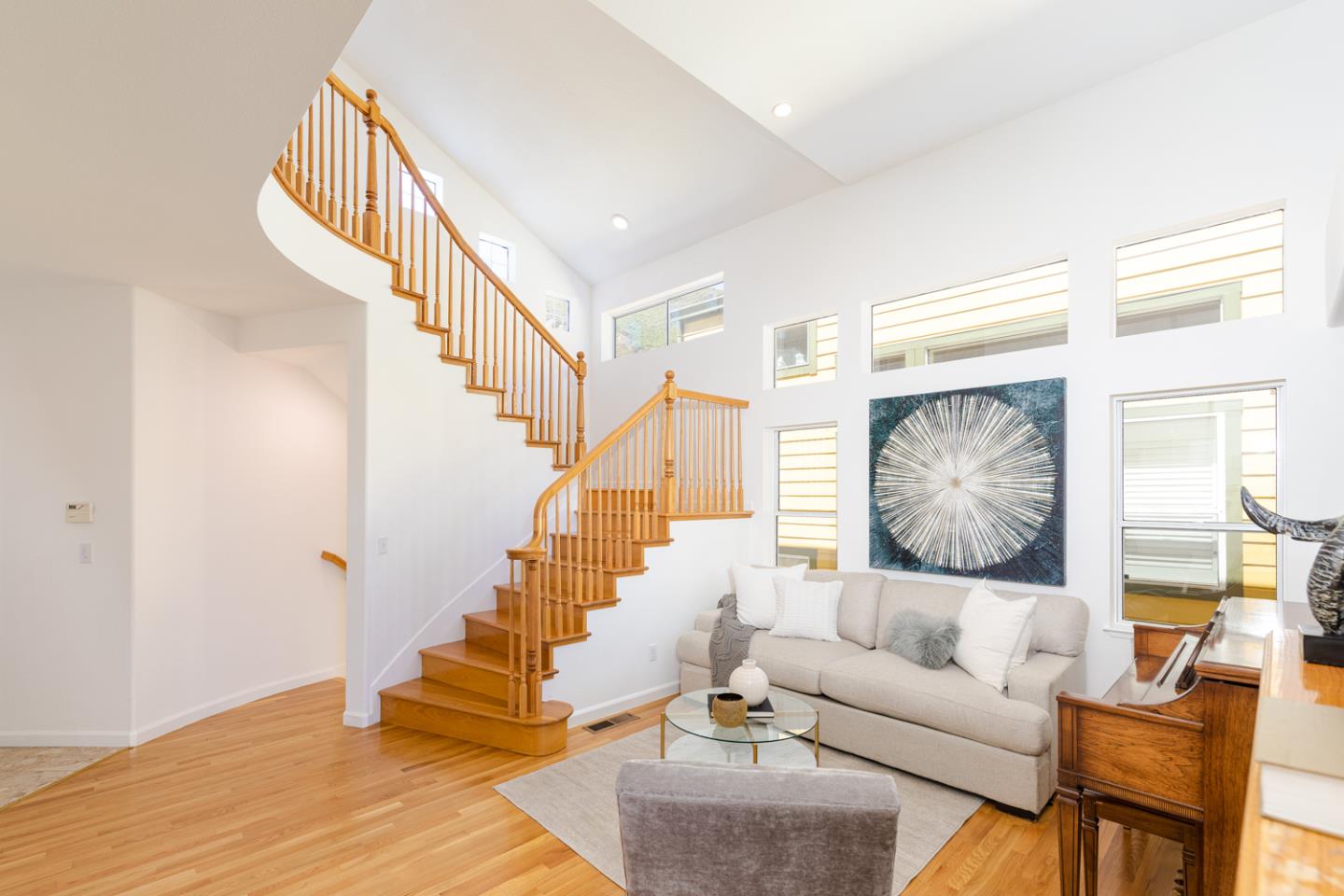 388 Bay Ridge Drive Daly City, CA 94014 - Photo 5 of 32 a living room with furniture and stairs
