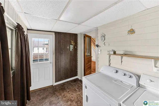 a room with storage and utility