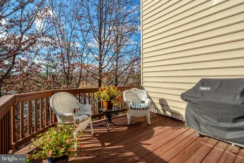 an aerial view of a house with a yard and potted plants