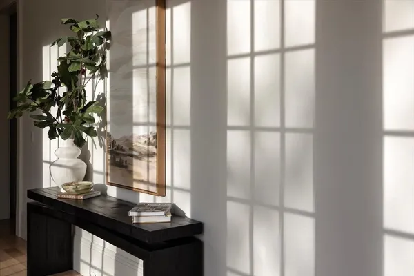 a view of a workspace with a window