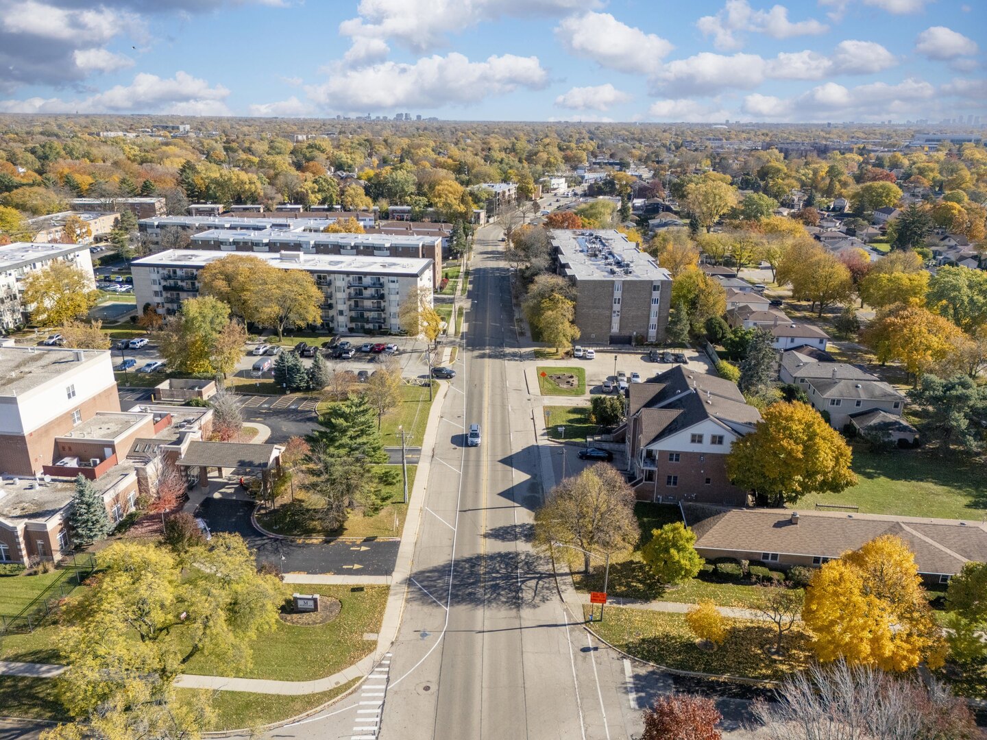 5533 Lincoln Avenue Morton Grove, IL 60053 - Photo 34 of 40 an aerial view of residential houses with outdoor space