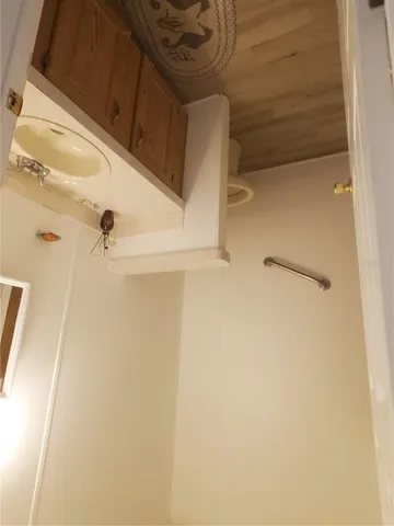 a view of a small space