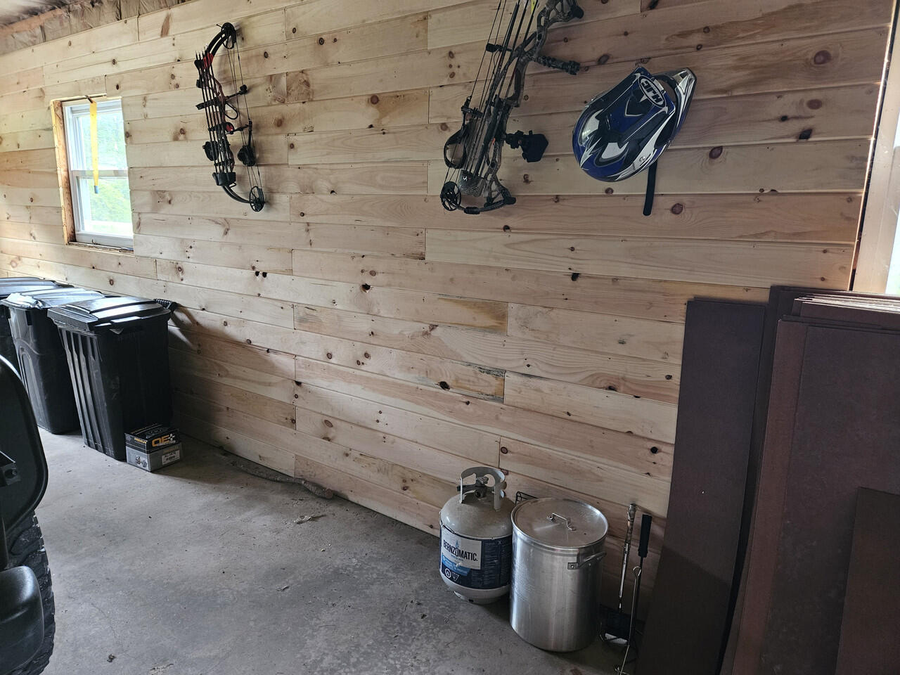 1738 Exeter Road Exeter, ME 04435 - Photo 33 of 44 Garage Left Wall
