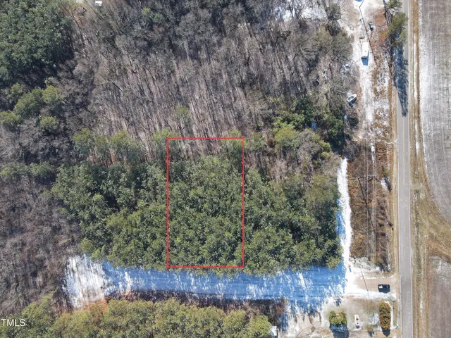 a view of a wooden building