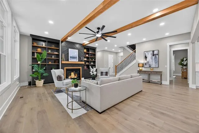 a kitchen with sink cabinets and window